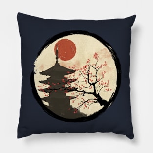 Kyoto in Bloom Pillow