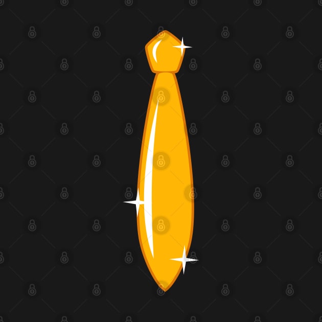 Shiny Golden Tie by Axiomfox