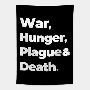 War, Hunger, Plague & Death Tapestry