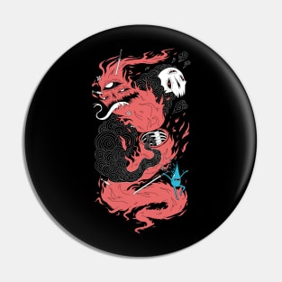 Death Of The Fire Demon Pin