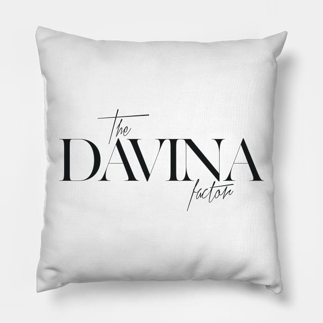 The Davina Factor Pillow by TheXFactor