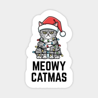 Christmas-Cat Magnet