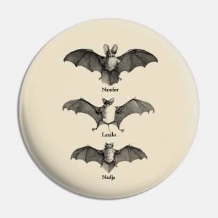 Vintage Vampire Bats Pin