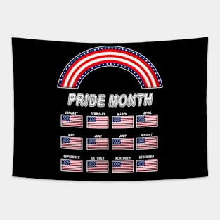 Pride Month USA Tapestry