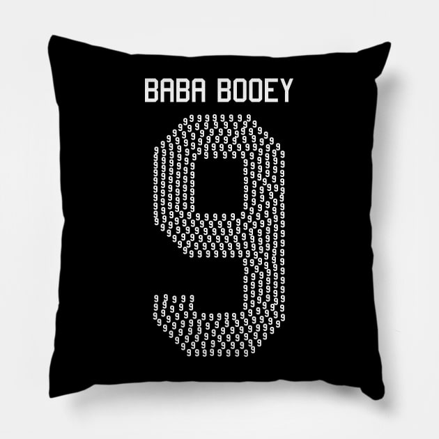 Baba Booey Noine to the power of Noine Pillow by Howchie