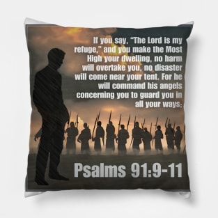 Psalms 91:9-11 Pillow