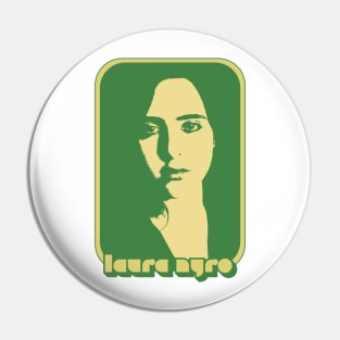 Laura Nyro /// Retro 70s Style Fan Art Design Pin