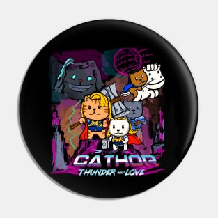 Cat god of thunder love Pin