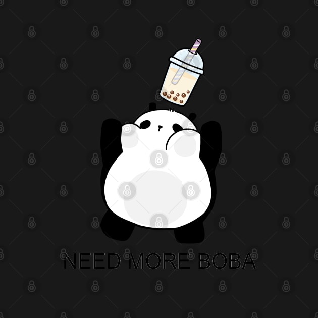 Little Panda Catching More Boba! by SirBobalot