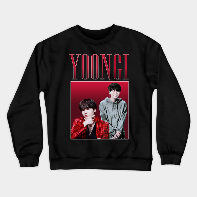 Yoongi - Bangtan Boys - Crewneck Sweatshirt | TeePublic