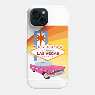 Vintage Welcome to fabulous Las Vegas Phone Case