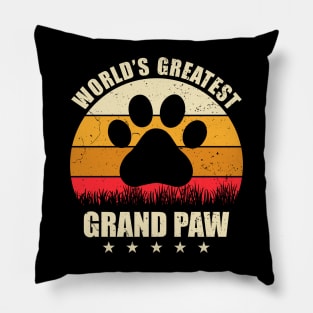 World Greatest Grandpaw Pillow