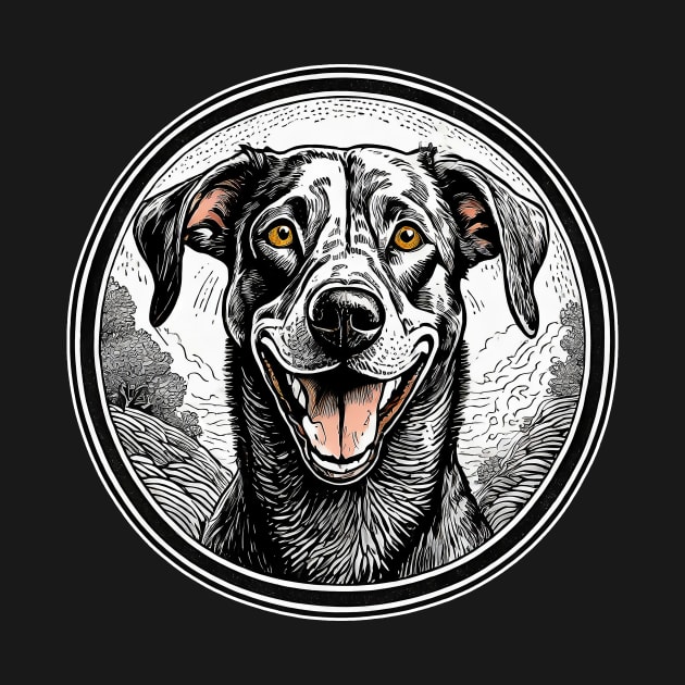 Bluetick Coonhound dog by Kelimok