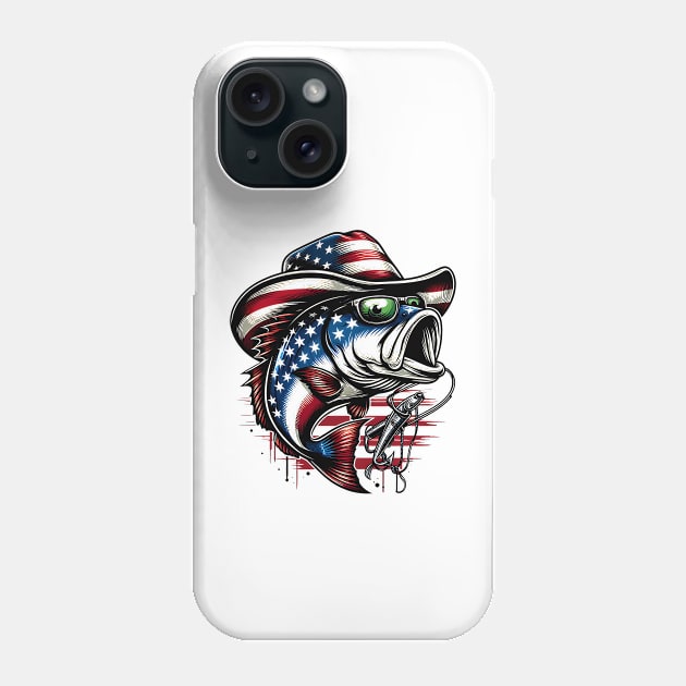 Celebrate Mardi Gras and show your love of fishing with this vibrant patriotic design Phone Case by click2print