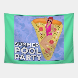 Summer Pool Party Tapestry