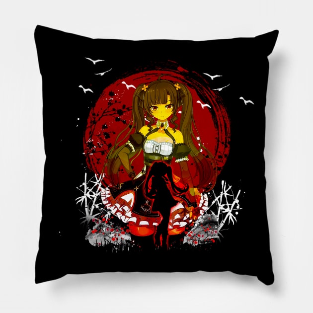 Embrace the SoulForce Anime-Inspired SoulWorkers Tee Pillow by anyone heart