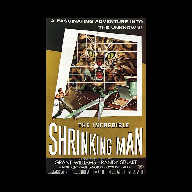 Classic Sci-Fi Movie Poster - The Incredible Shrinking Man by Starbase79