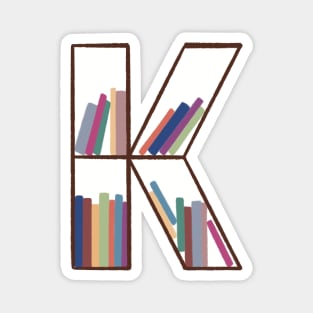 K Bookcase Magnet