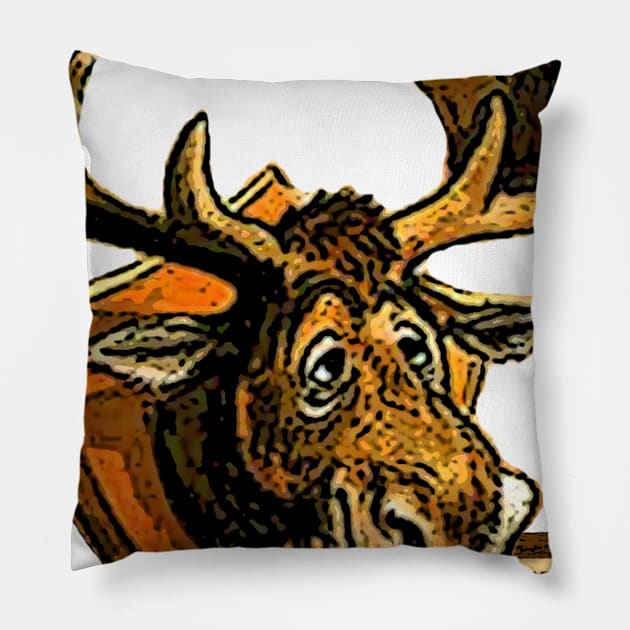 Jamboree Melvin Pillow by BradyRain