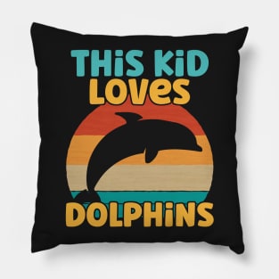 Kids This Kid Loves Dolphins - Dolphin lover product Pillow