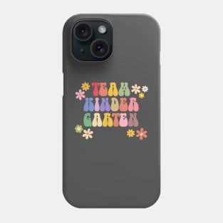 Rainbow Proud Teachers of Team Kindergarten Pre K Students Teacher Appreciation Day Phone Case