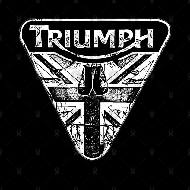 Papa Hash Apparel: Triumphant Skull B & W by Papa Hash's House of Art