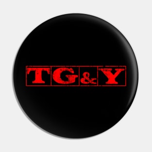 Vintage TG&Y Classic Logo Pin