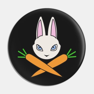 Easter Bunny Jolly Roger Pin