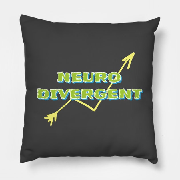 Neurodivergent Pillow by bloodyjackyl