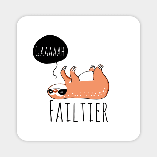 Sloth Fail Magnet by avogel