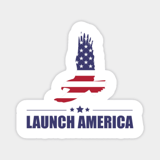 LAUNCH AMERICA Magnet