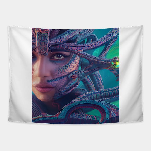 Parasite Alien Tapestry by Blowfish