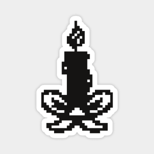 Christmas candle pixel art Magnet