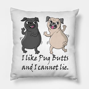 Pug Butts Pillow