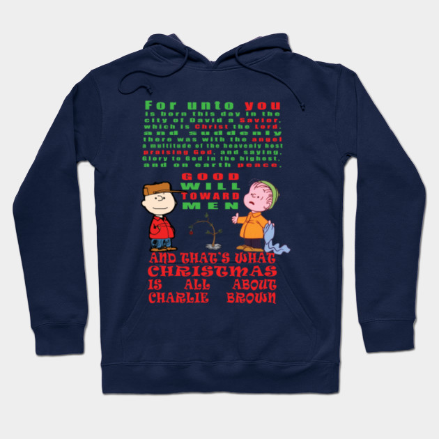 charlie brown christmas hoodie