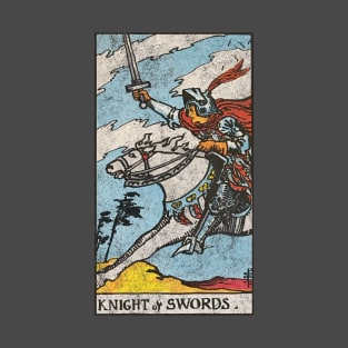 The Knight of swords tarot card (distressed) T-Shirt