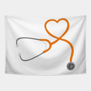 Stethoscope Heart Tapestry