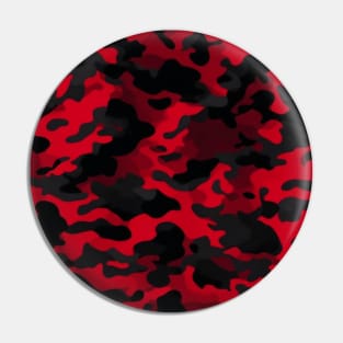 BLACK AND RED CAMO DESIGN Pin