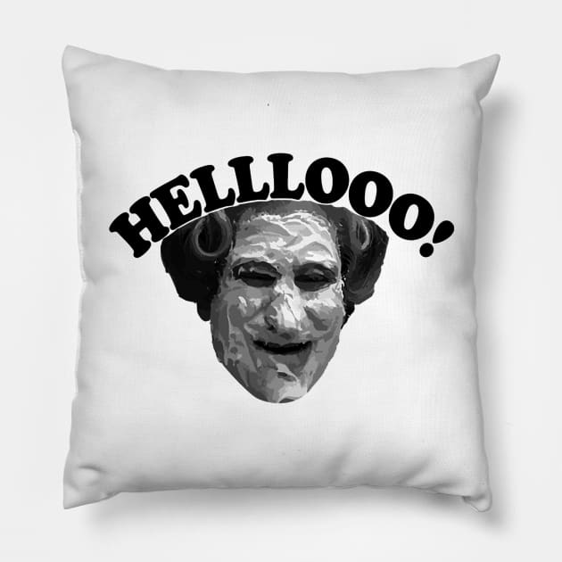 Helllooo! Pillow by mech4zone