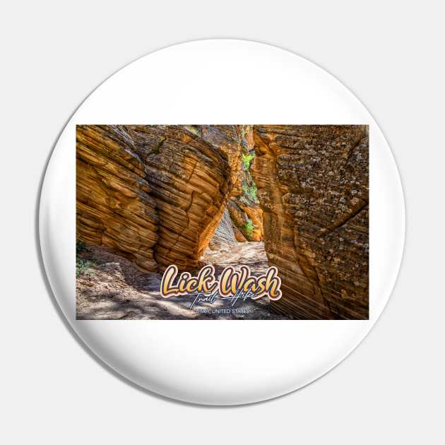 Lick Wash Trail Hike Pin by Gestalt Imagery