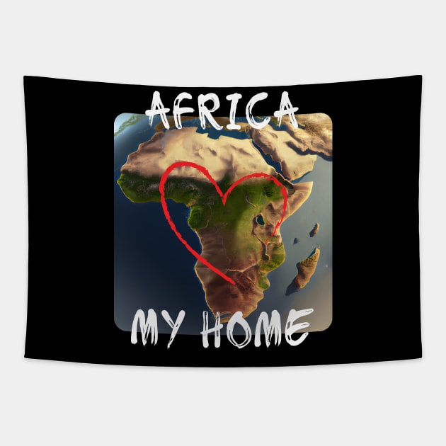 Africa - My Home Tapestry by PD-Store