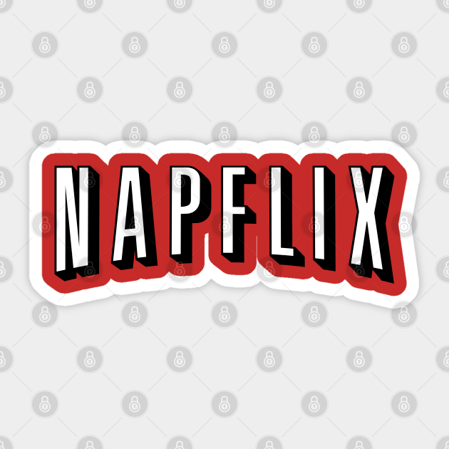 NAPFLIX - Netflix - Sticker