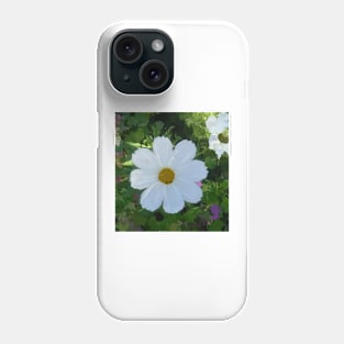 Innocence - White Summer Flower - Watercolor Floral Phone Case