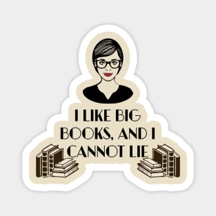 I like big books Magnet