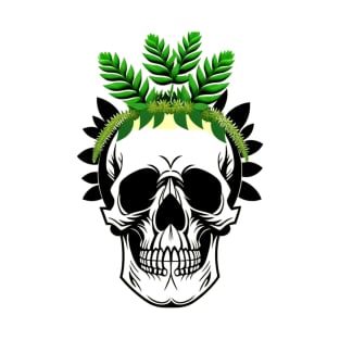 skull with plant T-Shirt