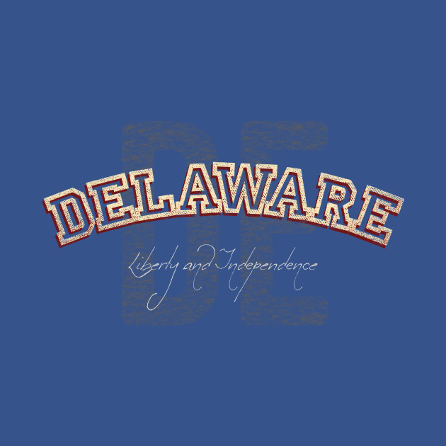 Disover Delaware Vintage Retro Collegiate - Vintage - T-Shirt