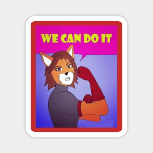 We Can Do It (Art by Hayley Evenett) Magnet