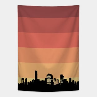 Brisbane skyline Tapestry