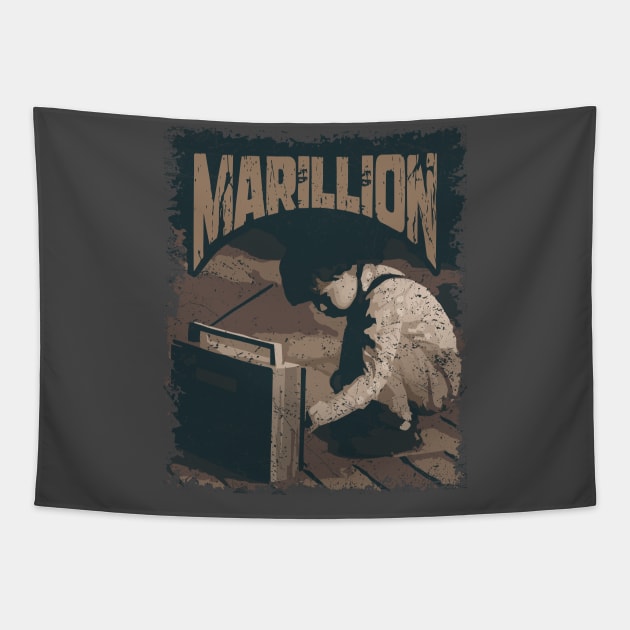 Marillion Vintage Radio Tapestry by K.P.L.D.S.G.N