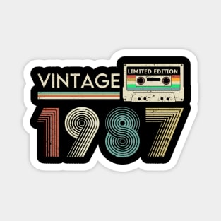 Vintage 1987 Limited Cassette Magnet